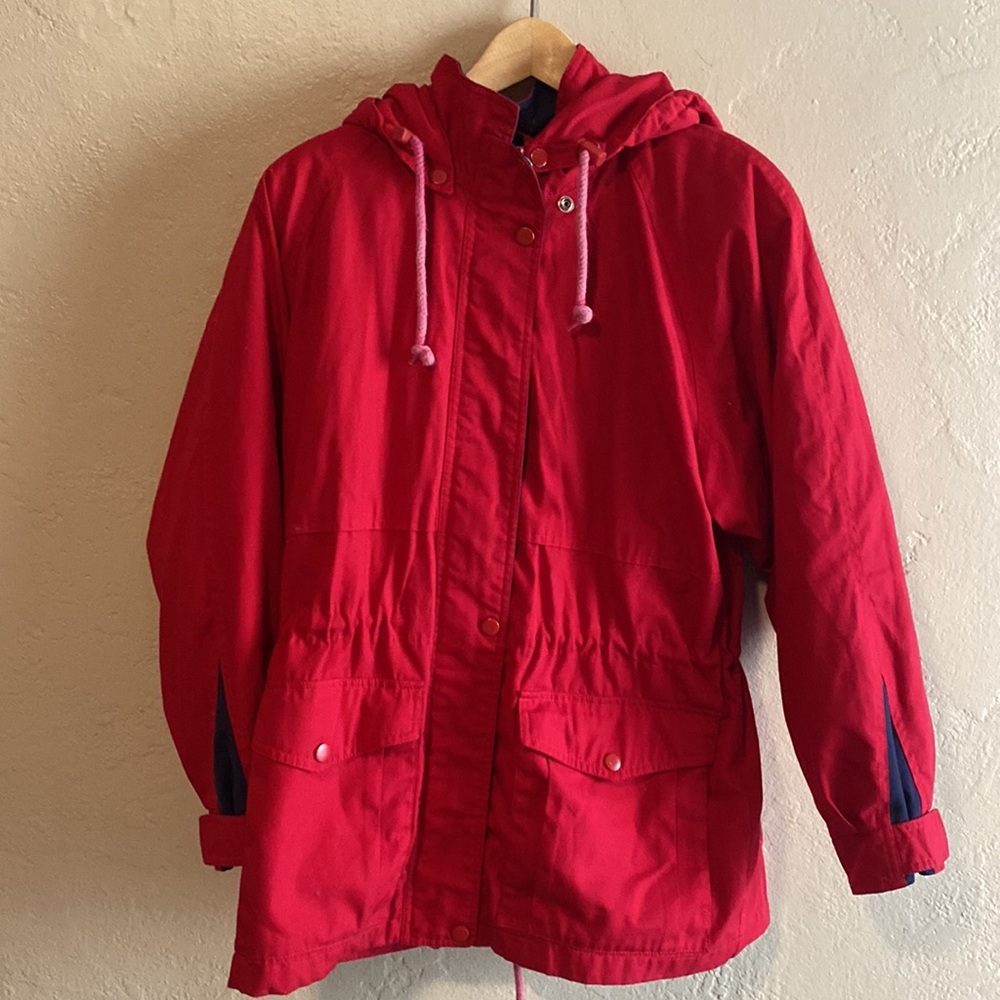 Vintage Towne by London Fog Red Jacket Winter Coat Size Women’s Small